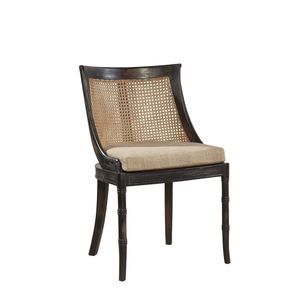 Petite Mahogany Spoonback Dining Side Chair - Dining Chairs - The Well Appointed House