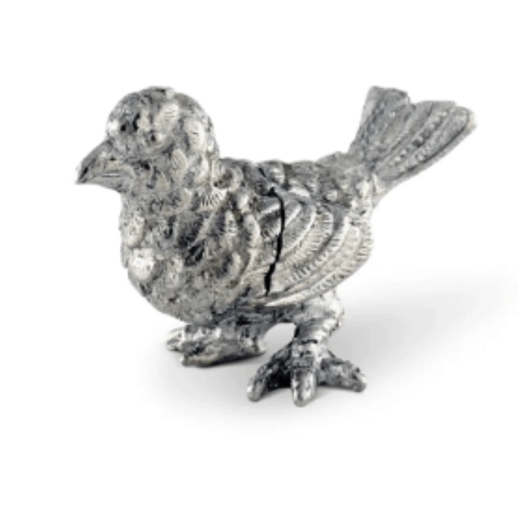 Pewter Song Bird Place Card Holder - Placecard Holders - The Well Appointed House