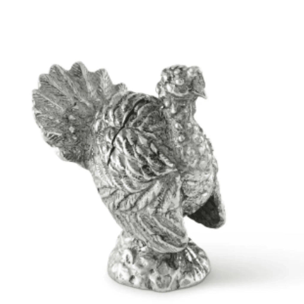 Pewter Turkey Place Card Holder - Placecard Holders - The Well Appointed House