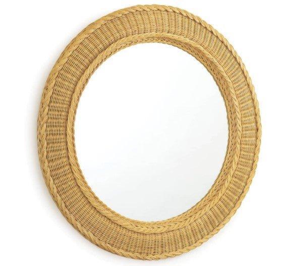 Pierre Rattan Mirror - Wall Mirrors - The Well Appointed House