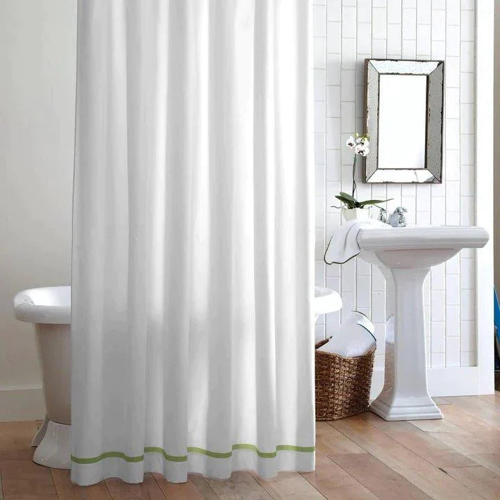 Pique II Tailored Shower Curtain - Shower Curtains - The Well Appointed House