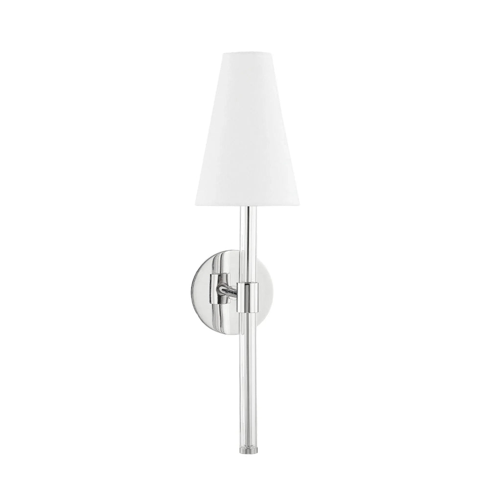 Polished Nickel & Acrylic Linear Janelle Wall Sconce - Sconces - The Well Appointed House