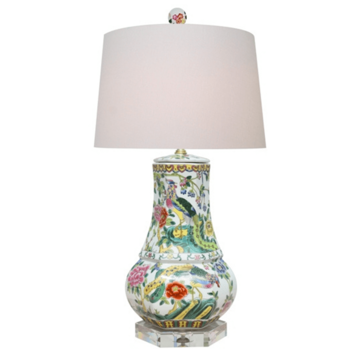 Porcelain Phoenix Bird Jar Lamp – The Well Appointed House