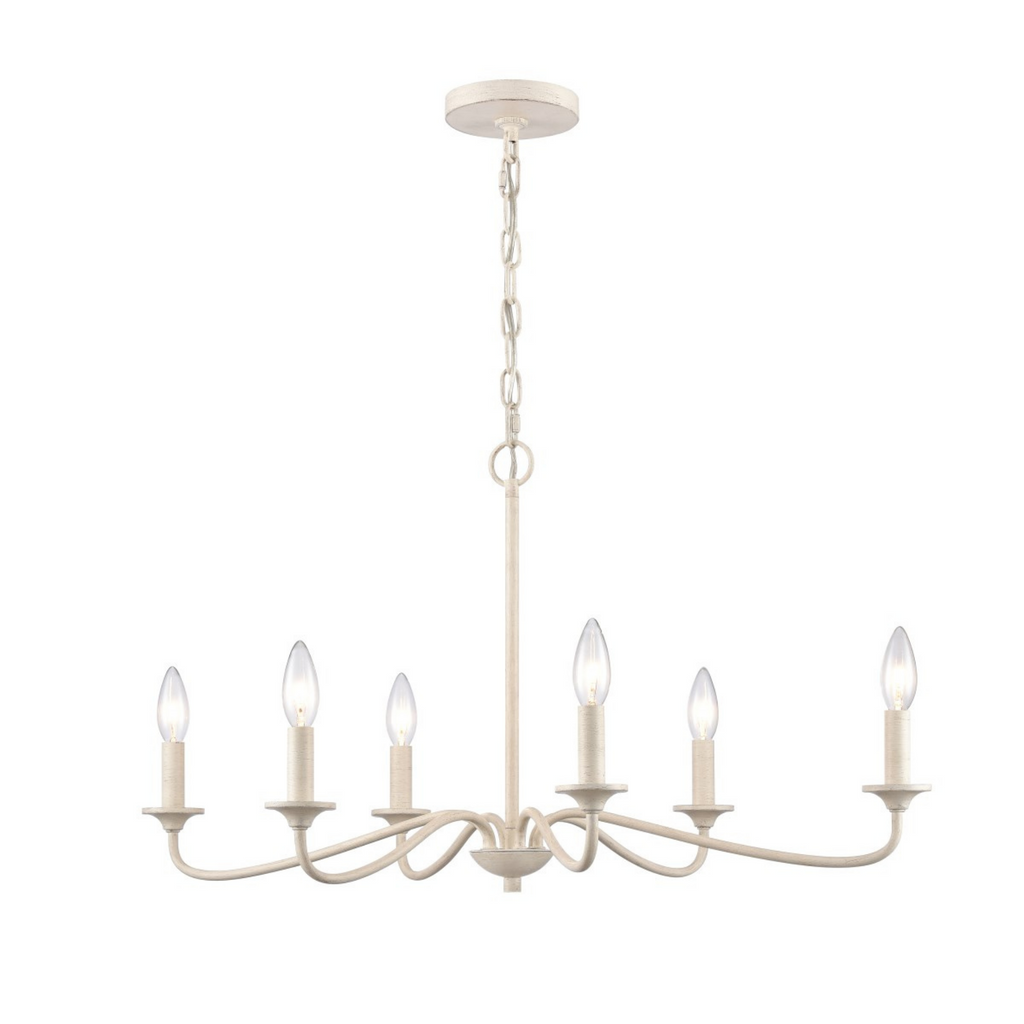 Quinn 30'' Wide 6-Light Chandelier - The Well Appointed House