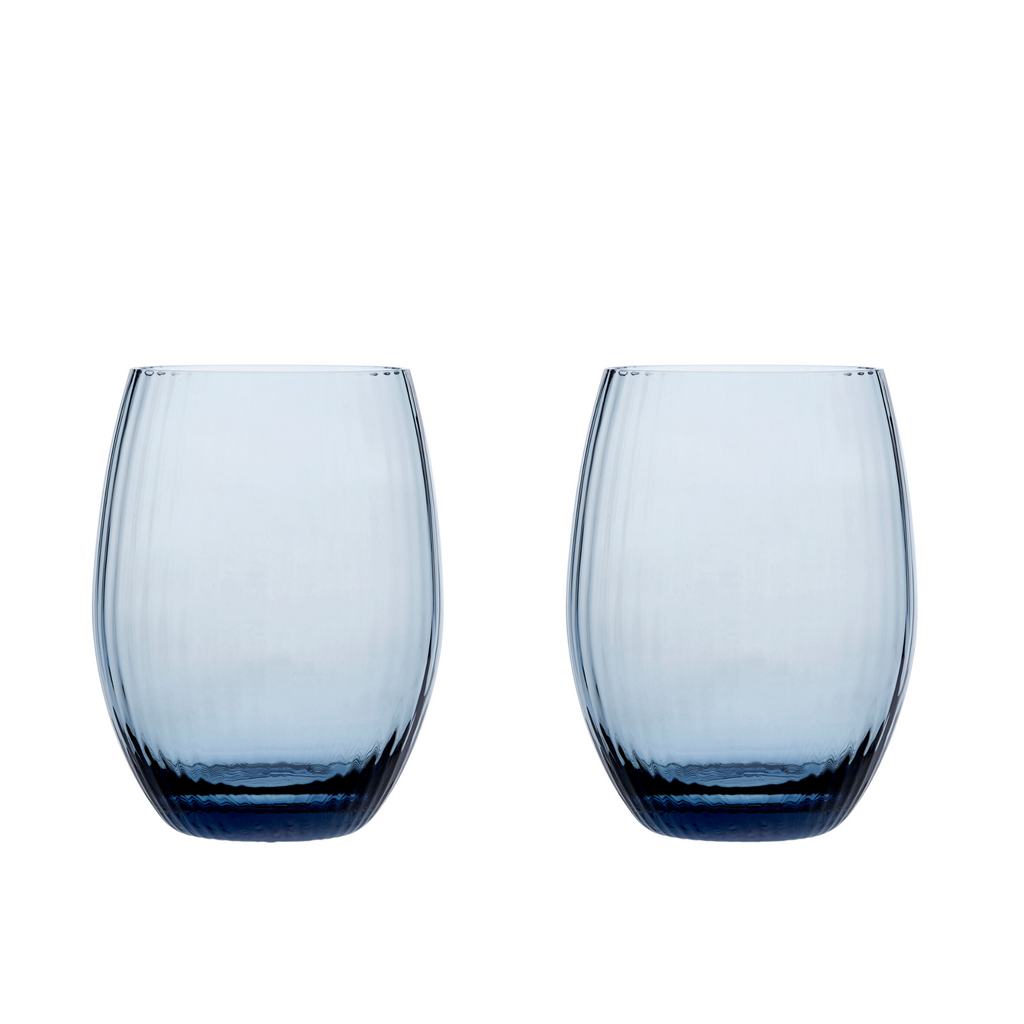 Set of Two Quinn Ocean Tumblers - The Well Appointed House