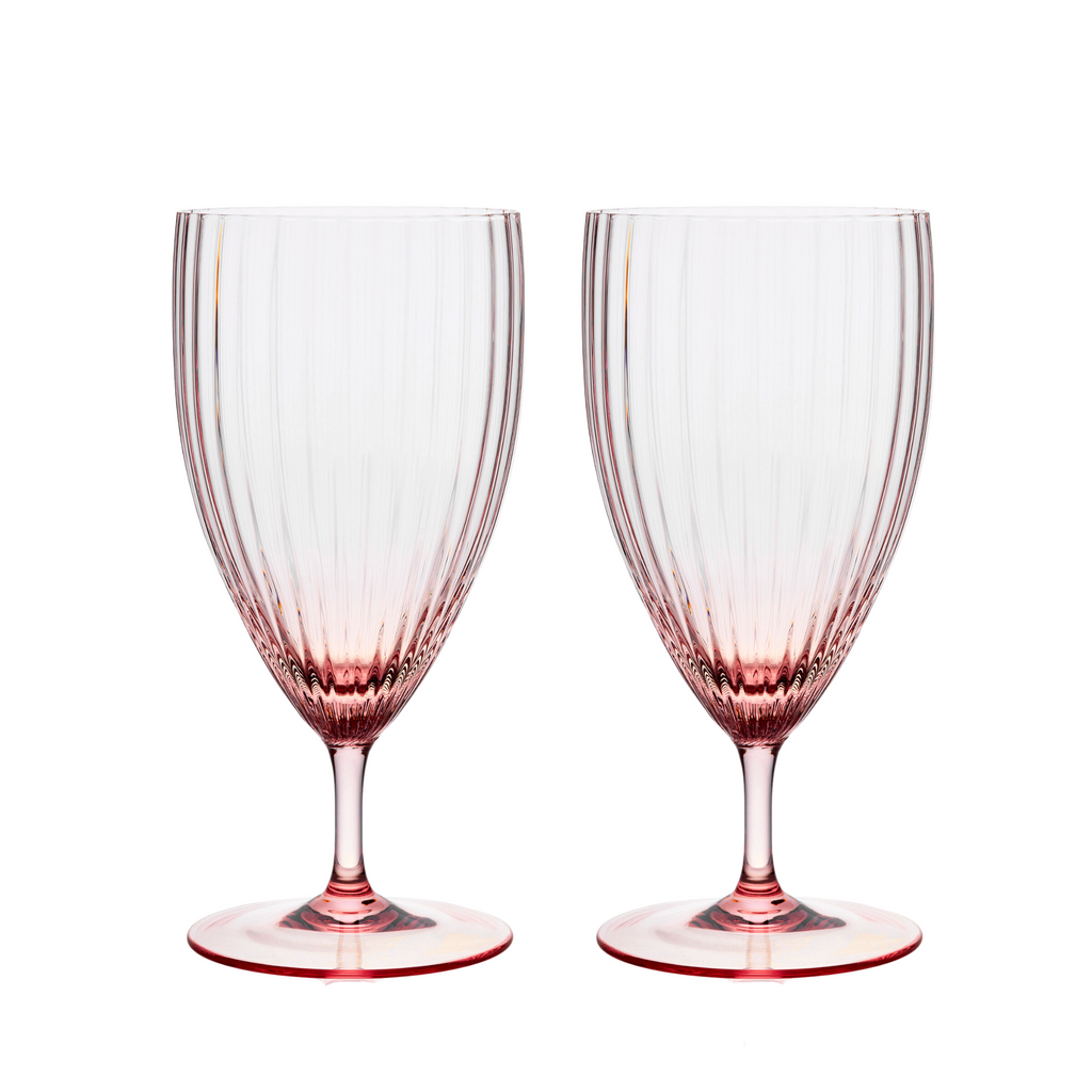 Set of Two Quinn Rose Everyday Glasses - The Well Appointed House