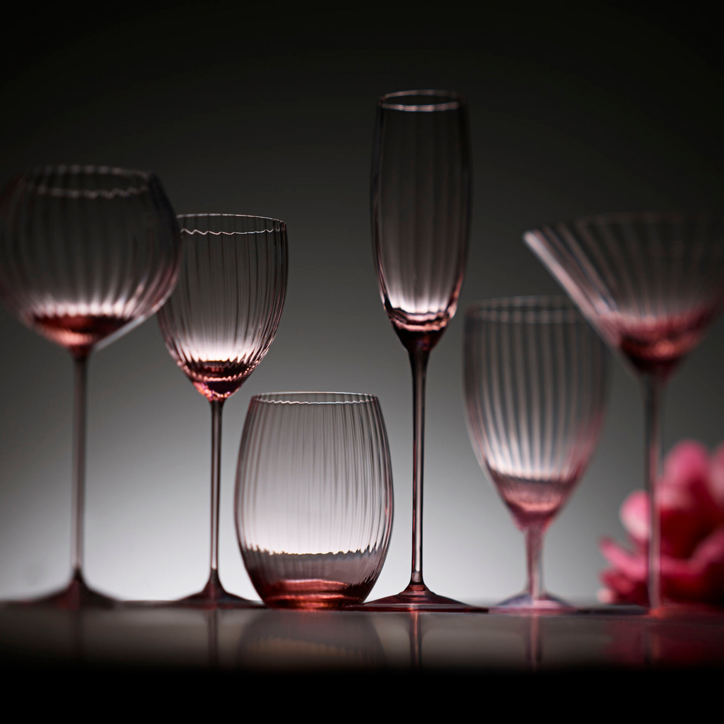 Set of Two Quinn Rose Everyday Glasses - The Well Appointed House