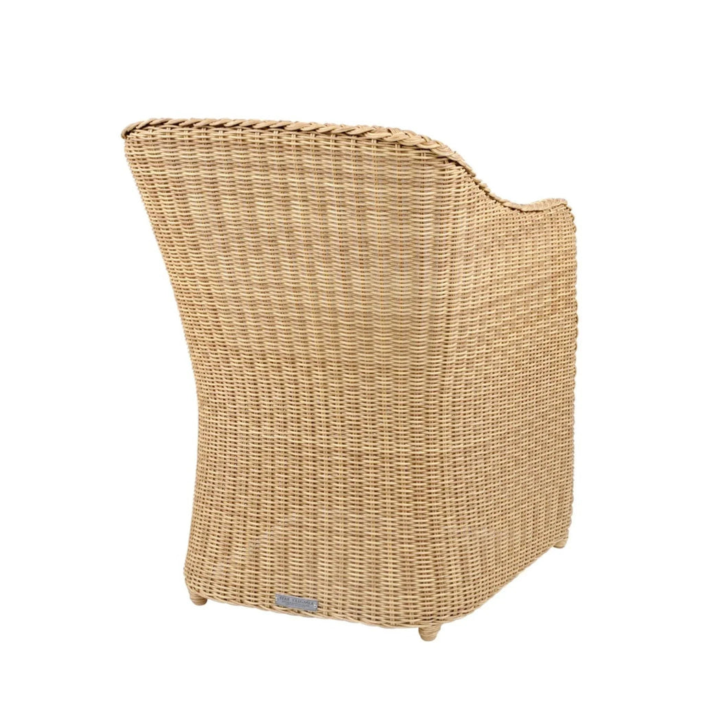 Quogue Wicker Outdoor Dining Armchair - Outdoor Chairs & Chaises - The Well Appointed House