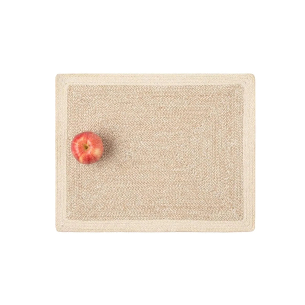 Rectangular Dark Jute Woven Placemats - Placemats & Napkin Rings - The Well Appointed House