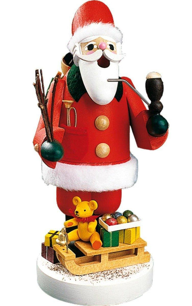 Richard Glaesser Santa With Sleigh of Toys Incense Burner Christmas Decoration - Christmas Decor - The Well Appointed House