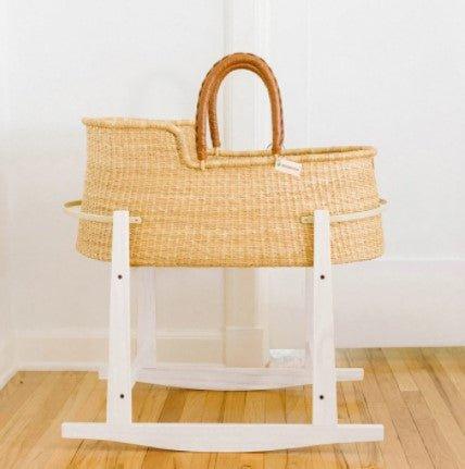 Rocking Moses Basket Stand Only - Little Loves Cribs,Changing Tables & Gliders - The Well Appointed House
