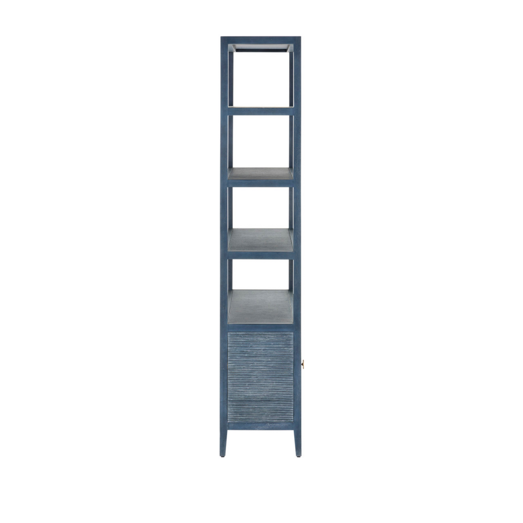 Santos Storage Etagere in Vintage Navy - The Well Appointed House 