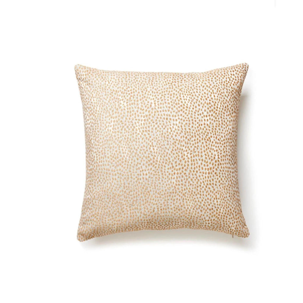 Scalamandre Gold Flurry Pillow - Pillows - The Well Appointed House