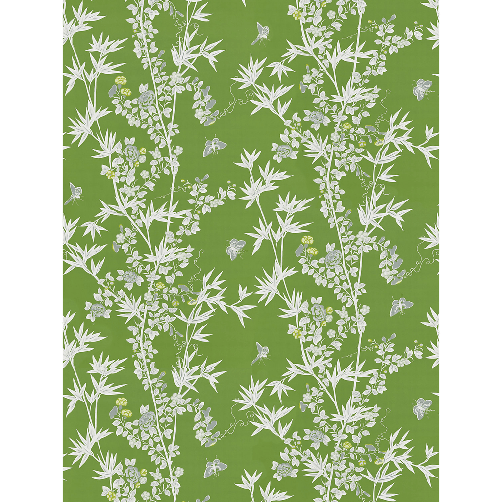 Scalamandre Jardin De Chine Wallcovering in Jade Green - Wallpaper - The Well Appointed House
