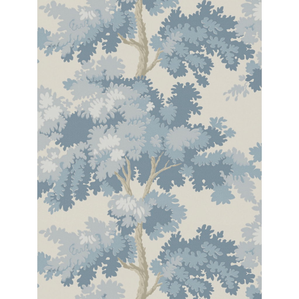Scalamandre Light Blue Raphael Print Wallcovering - Wallpaper - The Well Appointed House