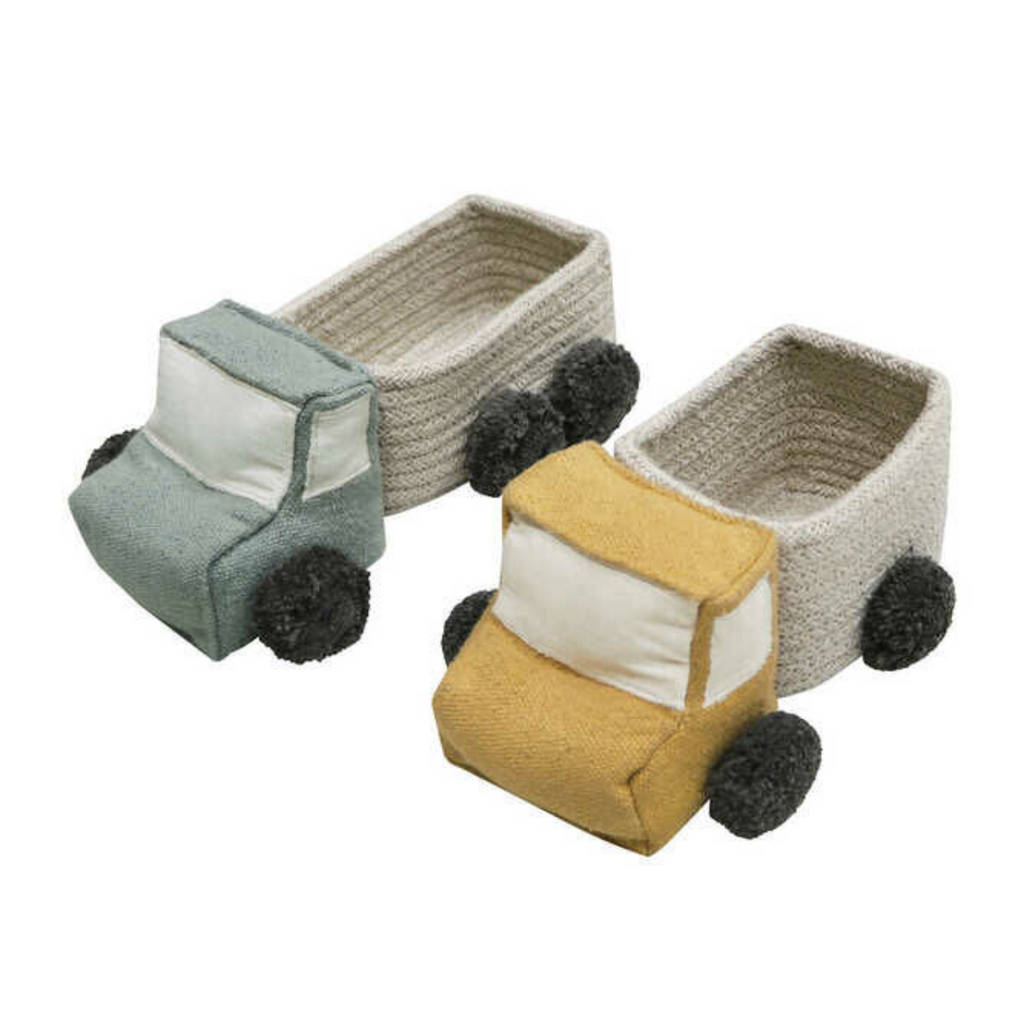 Set of 2 Pick-Up Trucks Mini Baskets - The Well Appointed House 