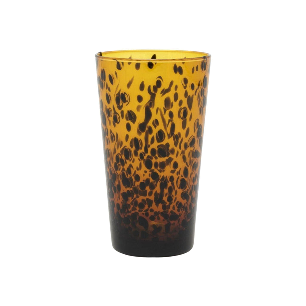 Set of Six Handblown Tortoise Shell Highball Glasses - Drinkware - The Well Appointed House
