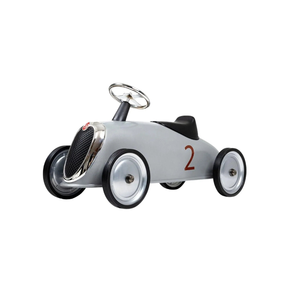 Silver Classic Rider Car - Little Loves Pedal Cars Bikes & Tricycles - The Well Appointed House