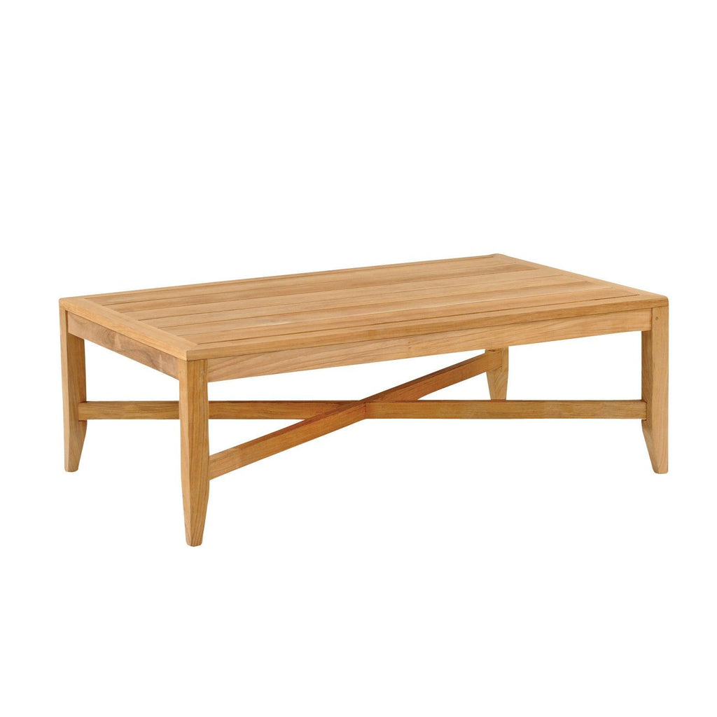 Somerset Outdoor Rectangular Teak Coffee Table - Outdoor Coffee & Side Tables - The Well Appointed House