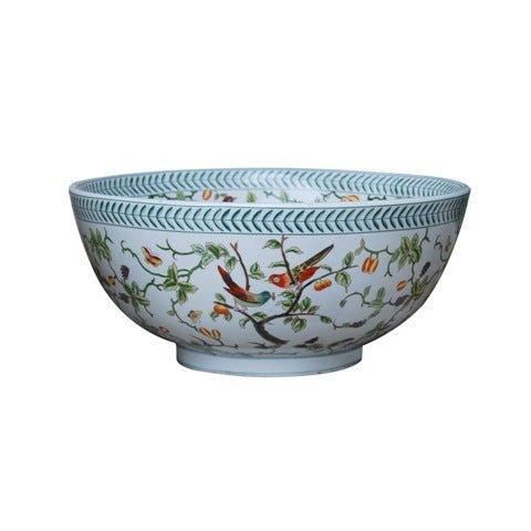 Songbirds Porcelain Bowl - Decorative Bowls - The Well Appointed House