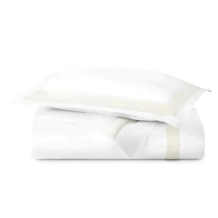 Soprano Trim Sateen Duvet Cover - Duvet Covers - The Well Appointed House