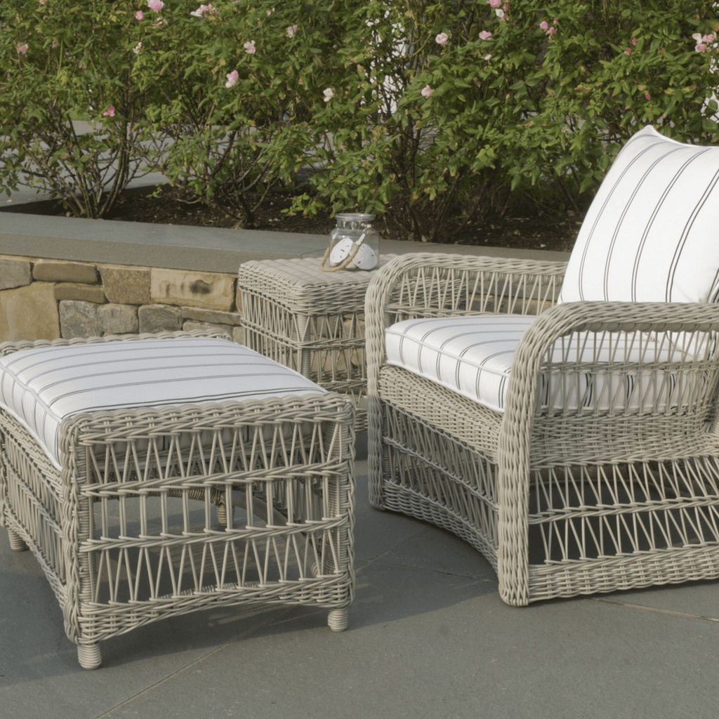 Southampton Ottoman - Outdoor Ottomans - The Well Appointed House