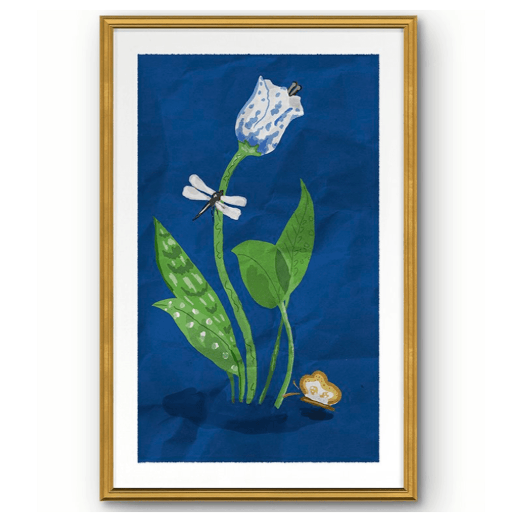 Spotted Tulip 2 Framed Wall Art - Paintings - The Well Appointed House