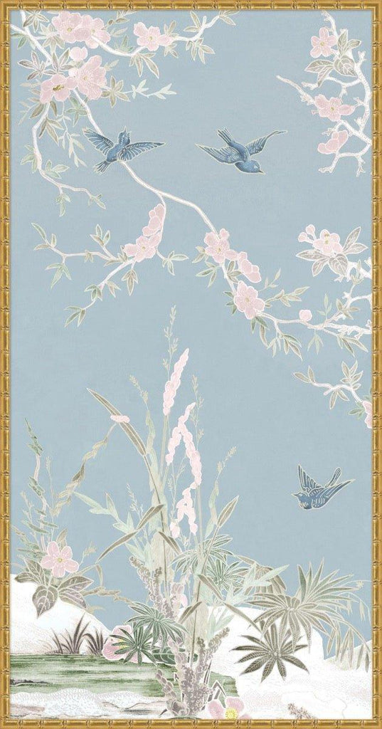 Spring Haven Chinoiserie 1 Framed Wall Art - Paintings - The Well Appointed House