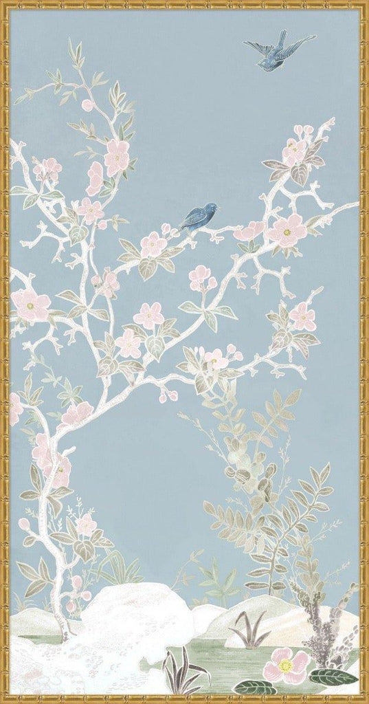Spring Haven Chinoiserie 2 Framed Wall Art - Paintings - The Well Appointed House