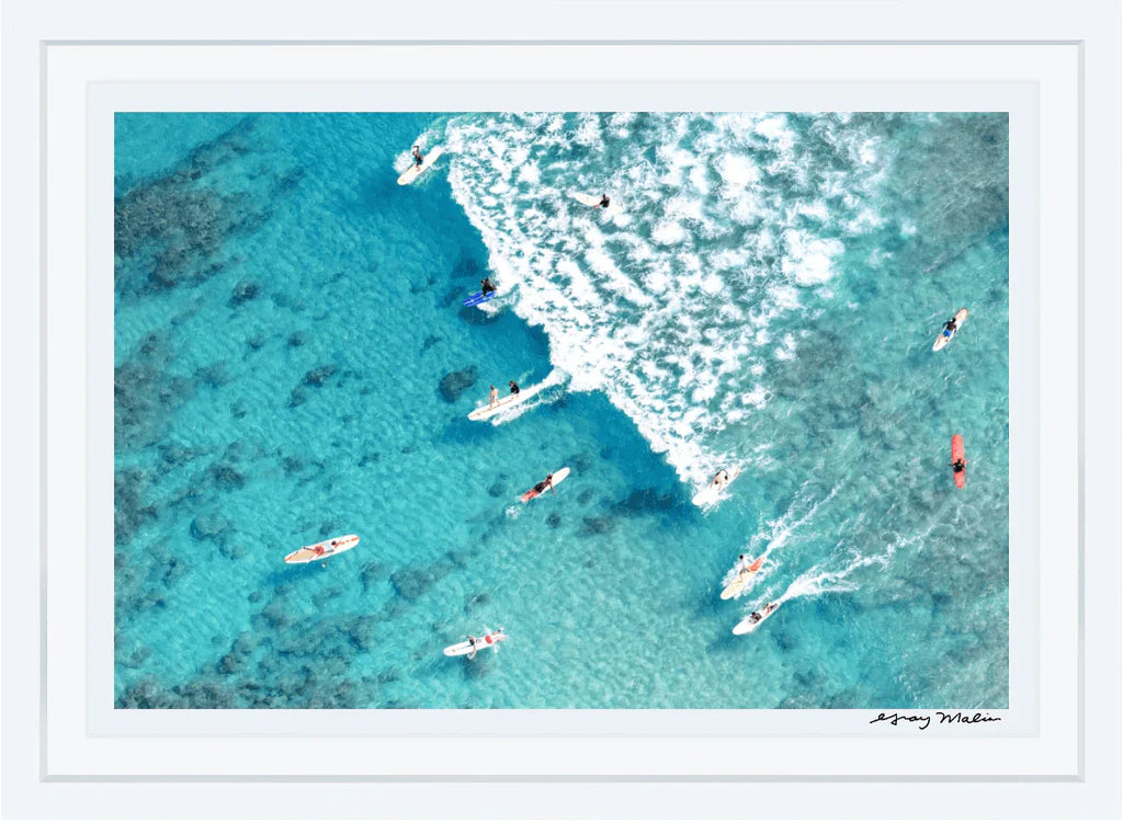 Surfing Waikiki Print by Gray Malin - Photography - The Well Appointed House