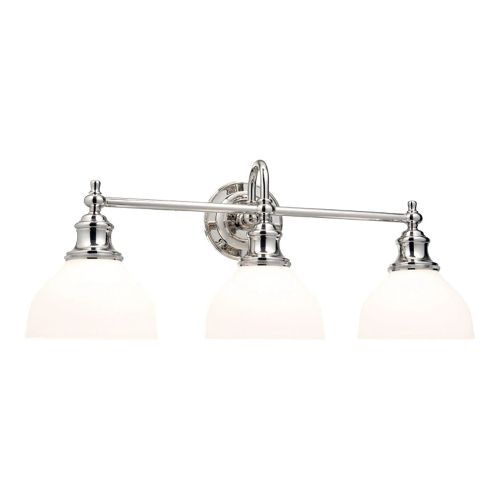 Sutton Three Light Horizontal Bath and Vanity Light - Available in Two Finishes - Bath & Vanity Lights - The Well Appointed House