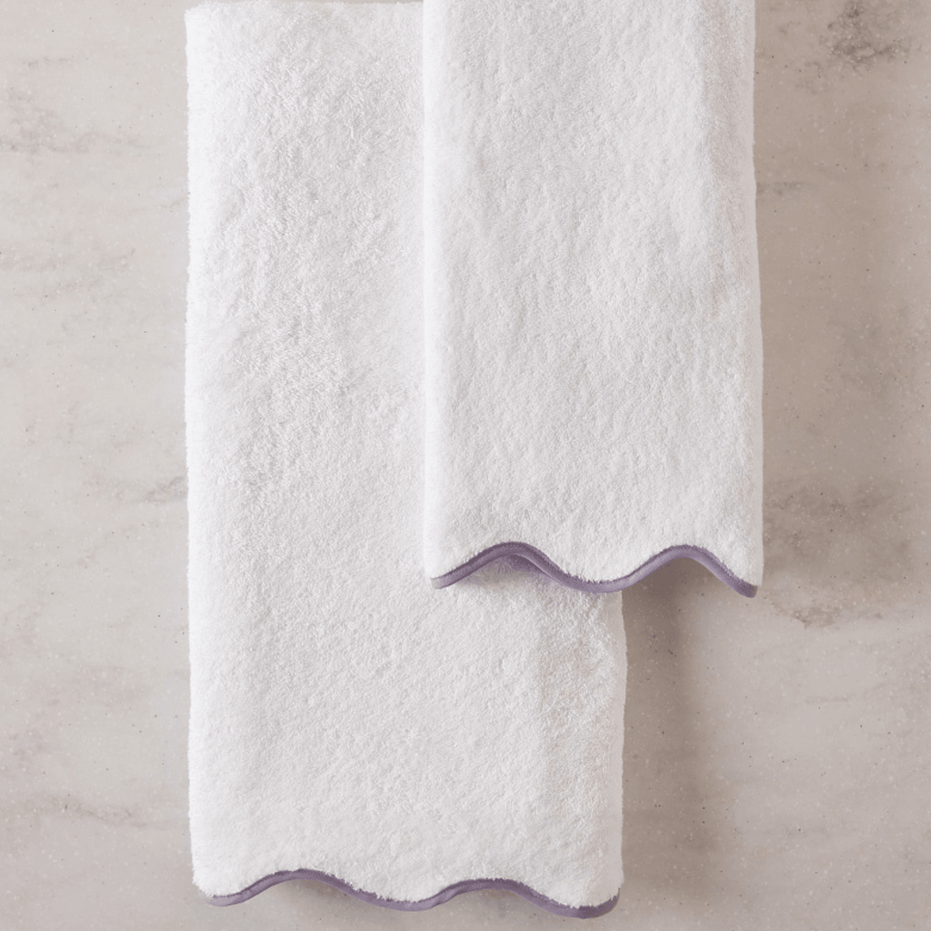 Tess Scalloped Bath Towels - Bath Towels - The Well Appointed House