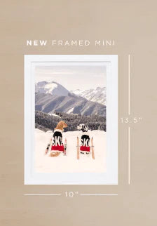 The Skiers Aspen Mini Framed Print by Gray Malin - Photography - The Well Appointed House