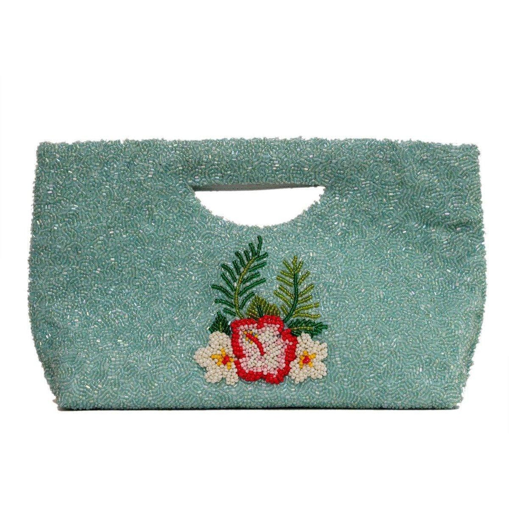 Tropical Beaded Bird Motif Handbag With Gusset - Gifts for Her - The Well Appointed House