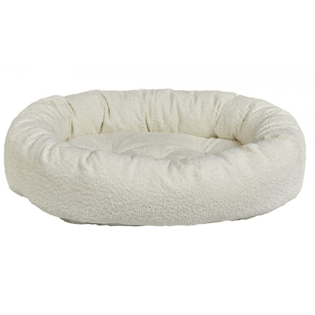 Vanilla Boucle Donut Dog Bed - Pets - The Well Appointed House