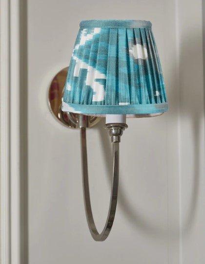 Verdigris & Jade Ikat Wall Light Lamp Shade - Available in Multiple Sizes - Lamp Shades - The Well Appointed House