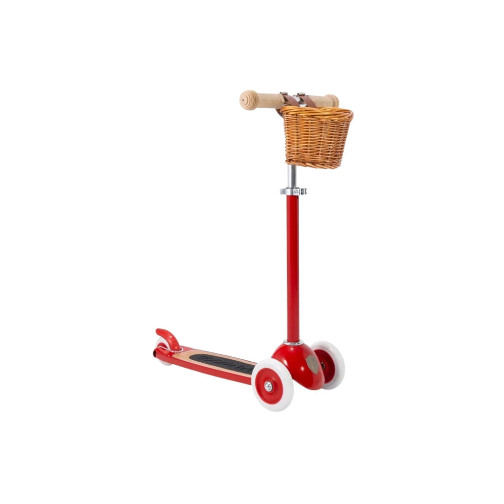 Vintage 3 Wheel Scooter in Red - Little Loves Scooter - The Well Appointed House