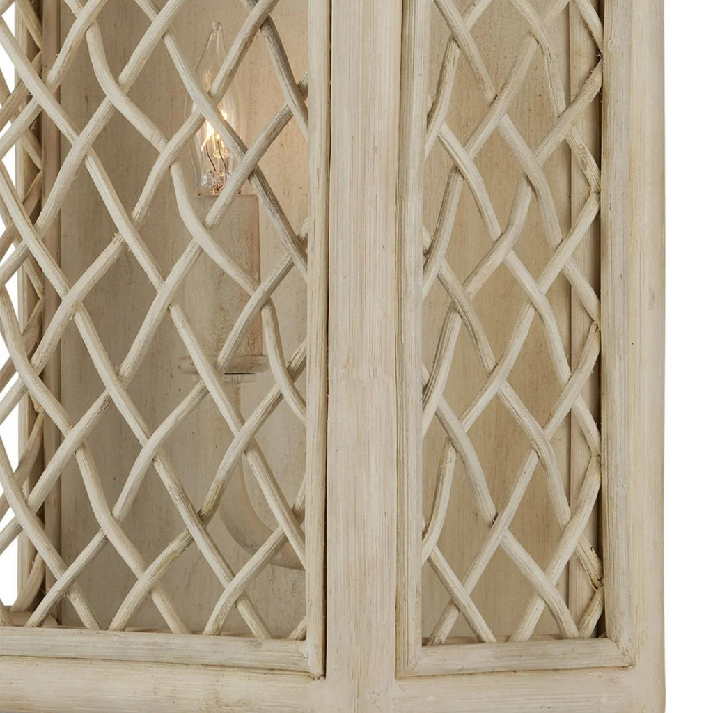 Wanstead Wall Sconce in Ivory - The Well Appointed House 