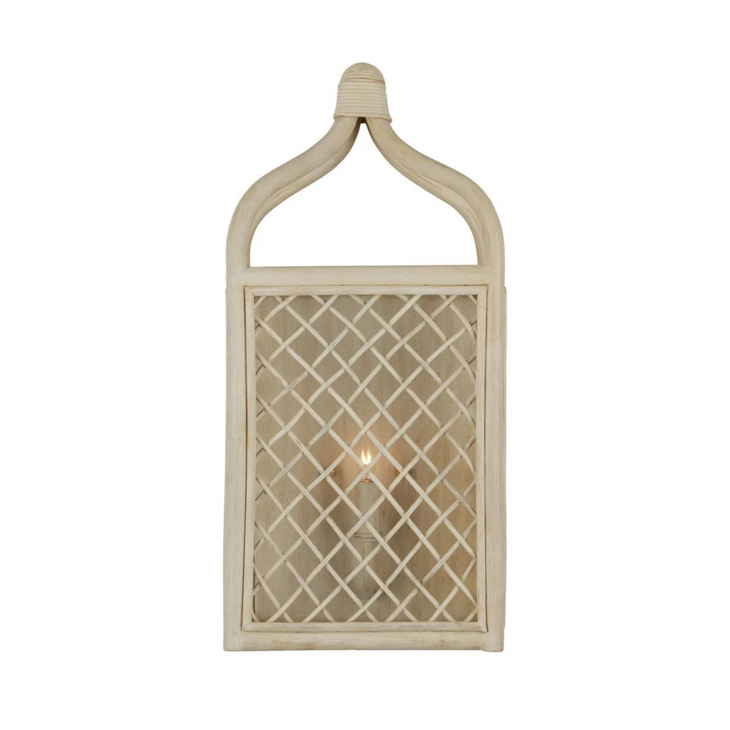 Wanstead Wall Sconce in Ivory - The Well Appointed House 