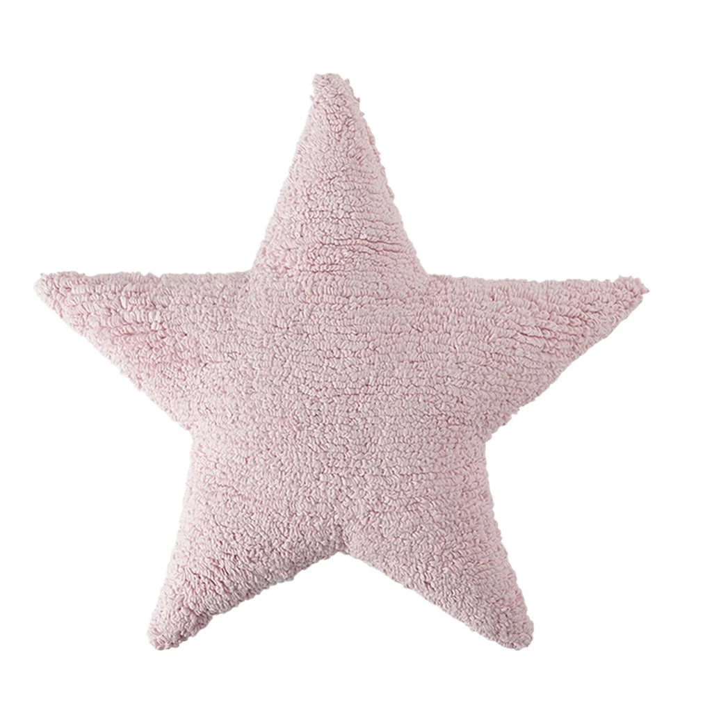 Washable Pink Star Children’s Pillow - Little Loves Pillows - The Well Appointed House