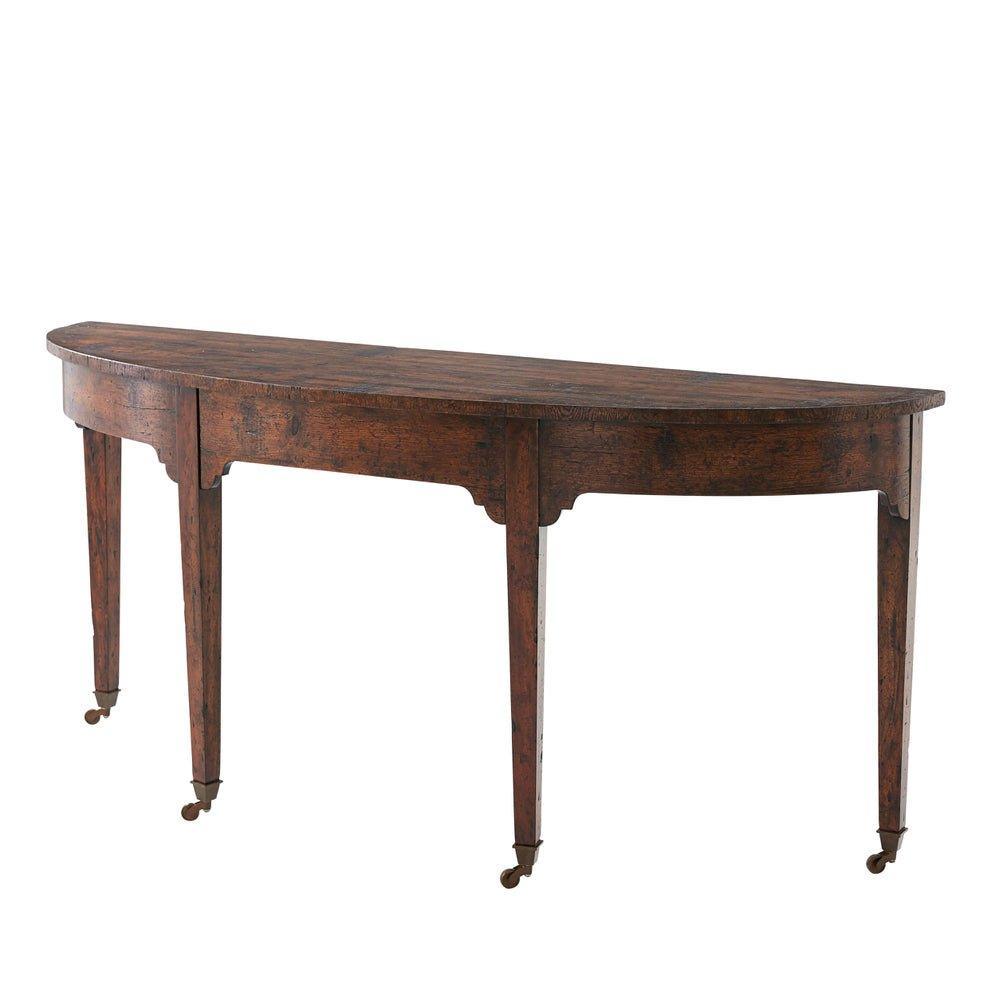 West Gate Demi Lune Console Table - Sideboards & Consoles - The Well Appointed House