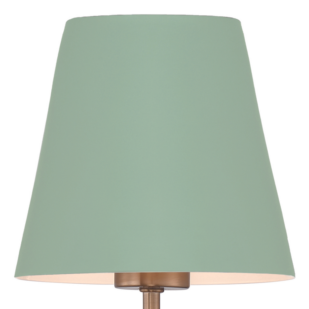 Xavier 4 Light Chandelier in Sage Green - The Well Appointed House