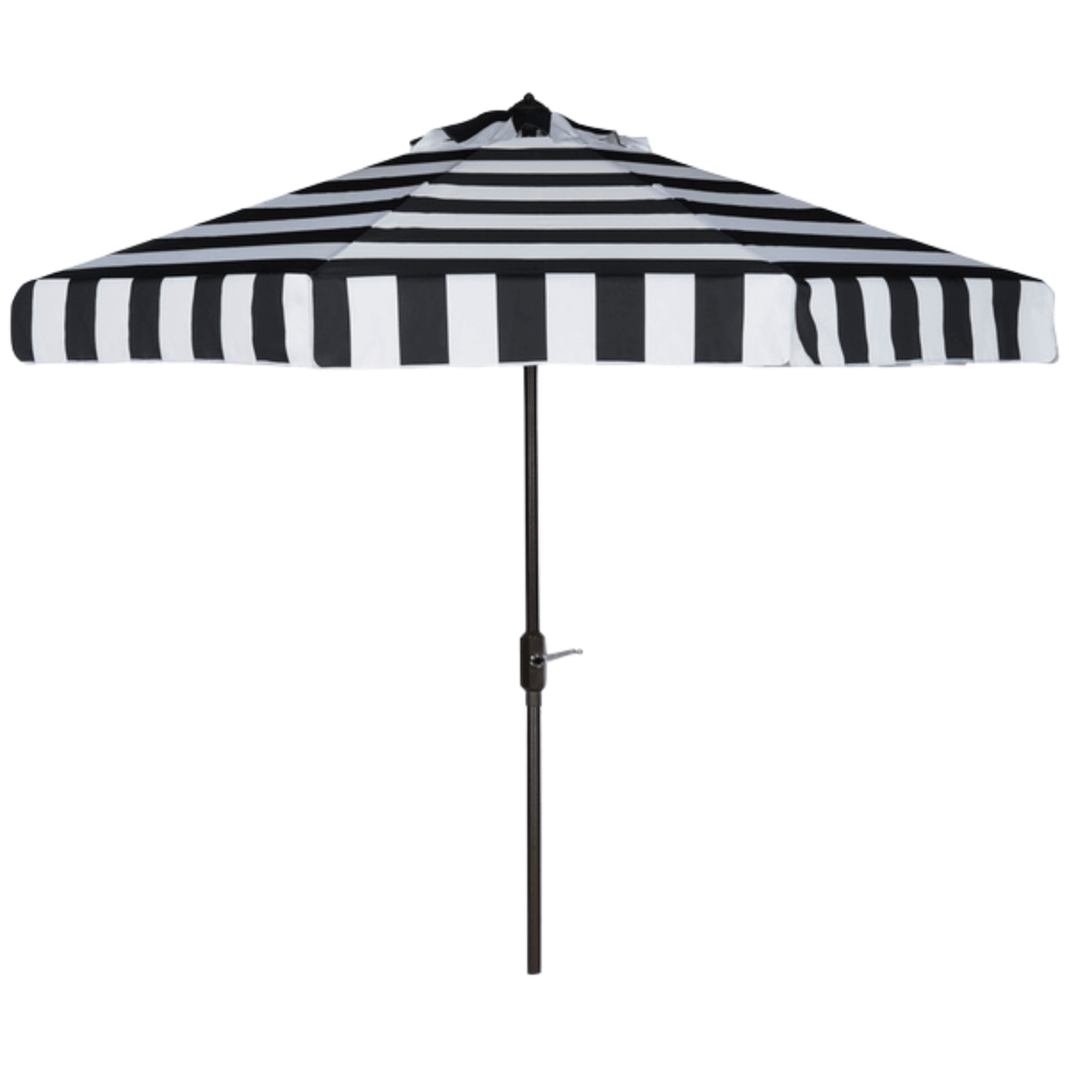 7.5 ft black and white patio umbrella Black and White Striped 9 Foot Tall Outdoor Patio Umbrella – The Well Appointed House