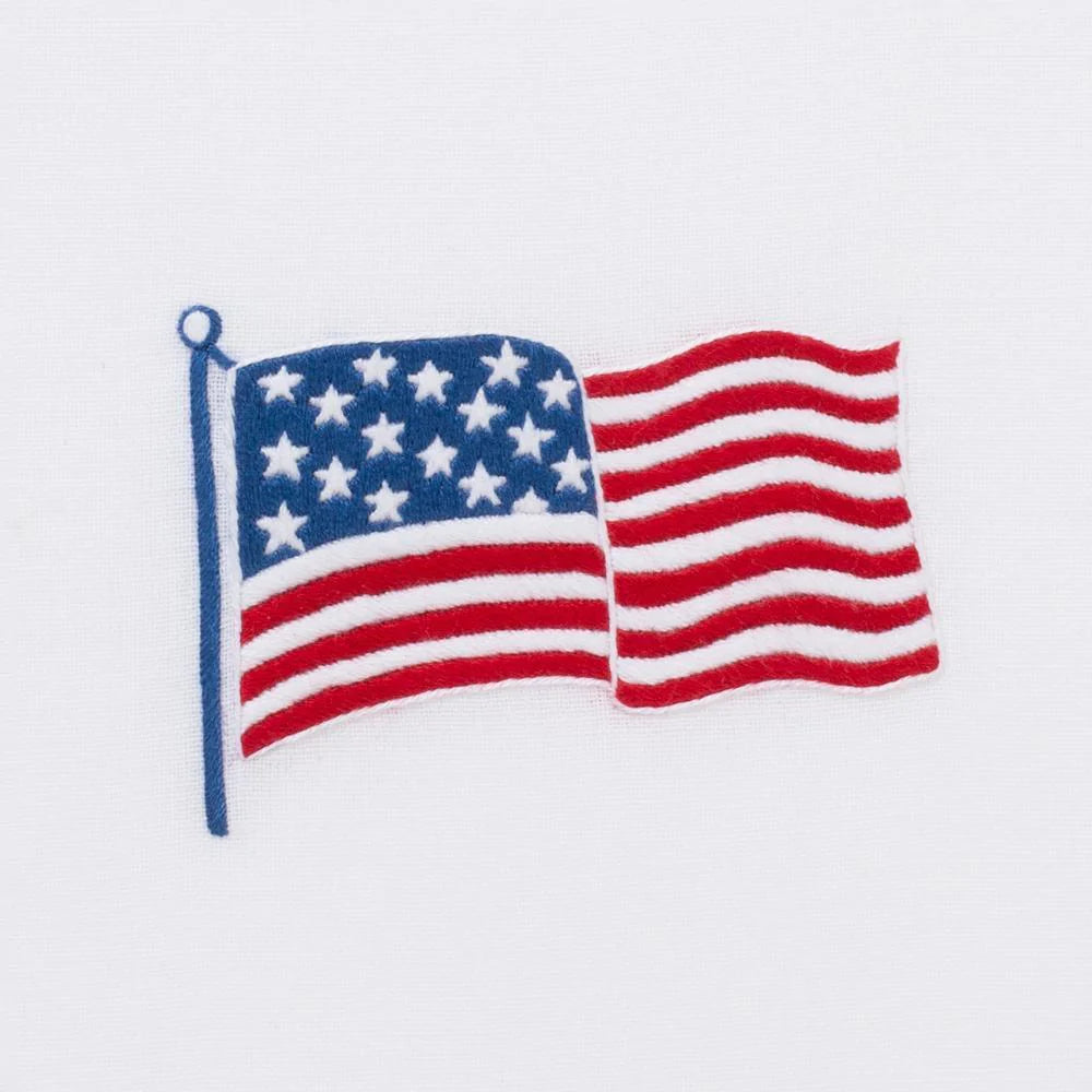 Set of 2 American Flag Cotton Hand Towels - Hand Towels -  The Well Appointed House