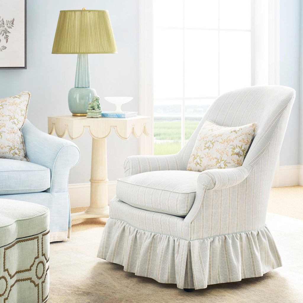 Sitting Pretty: Skirted Chairs & Sofas To Love