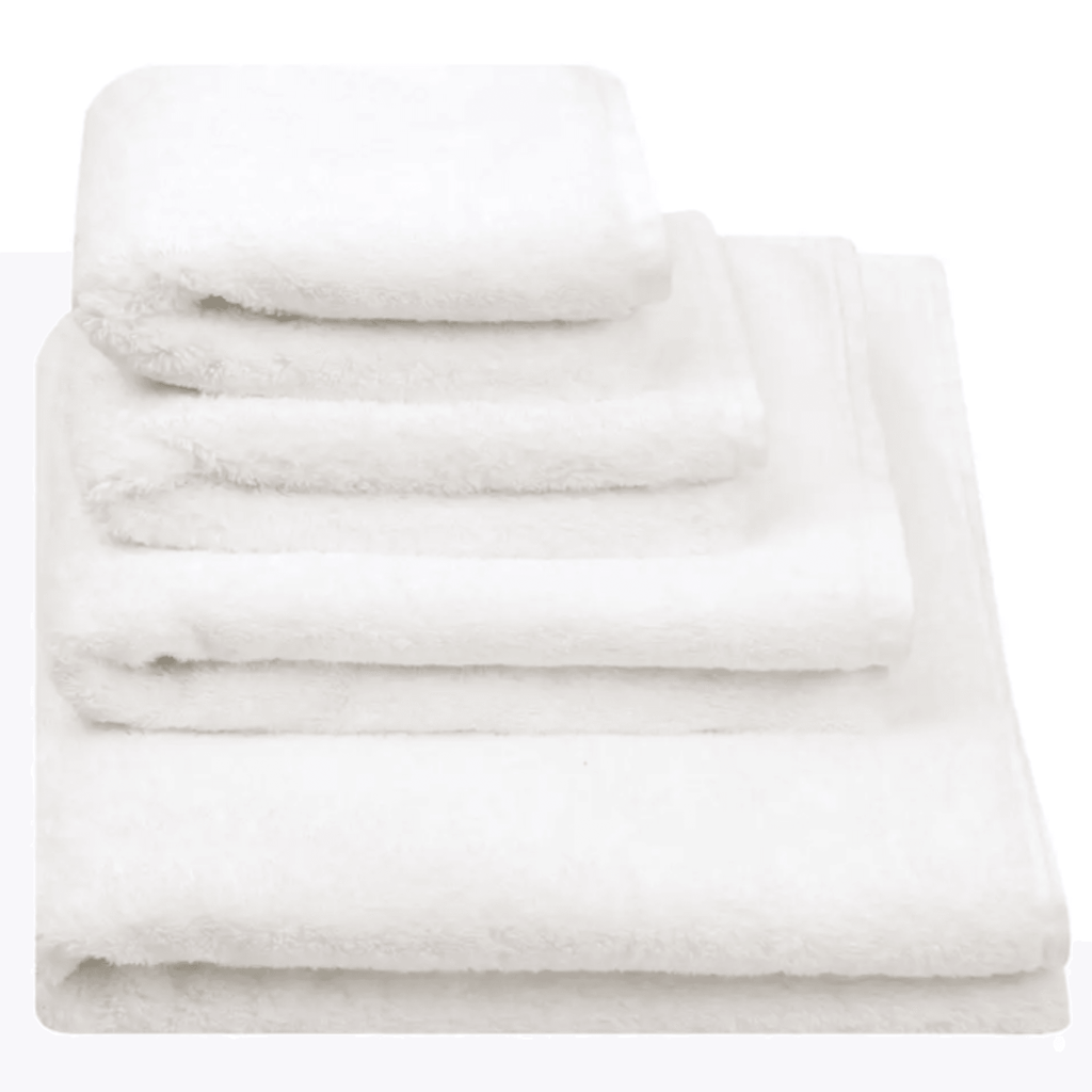 100% Organic Cotton Bianco White Loweswater Towels - Bath Towels - The Well Appointed House