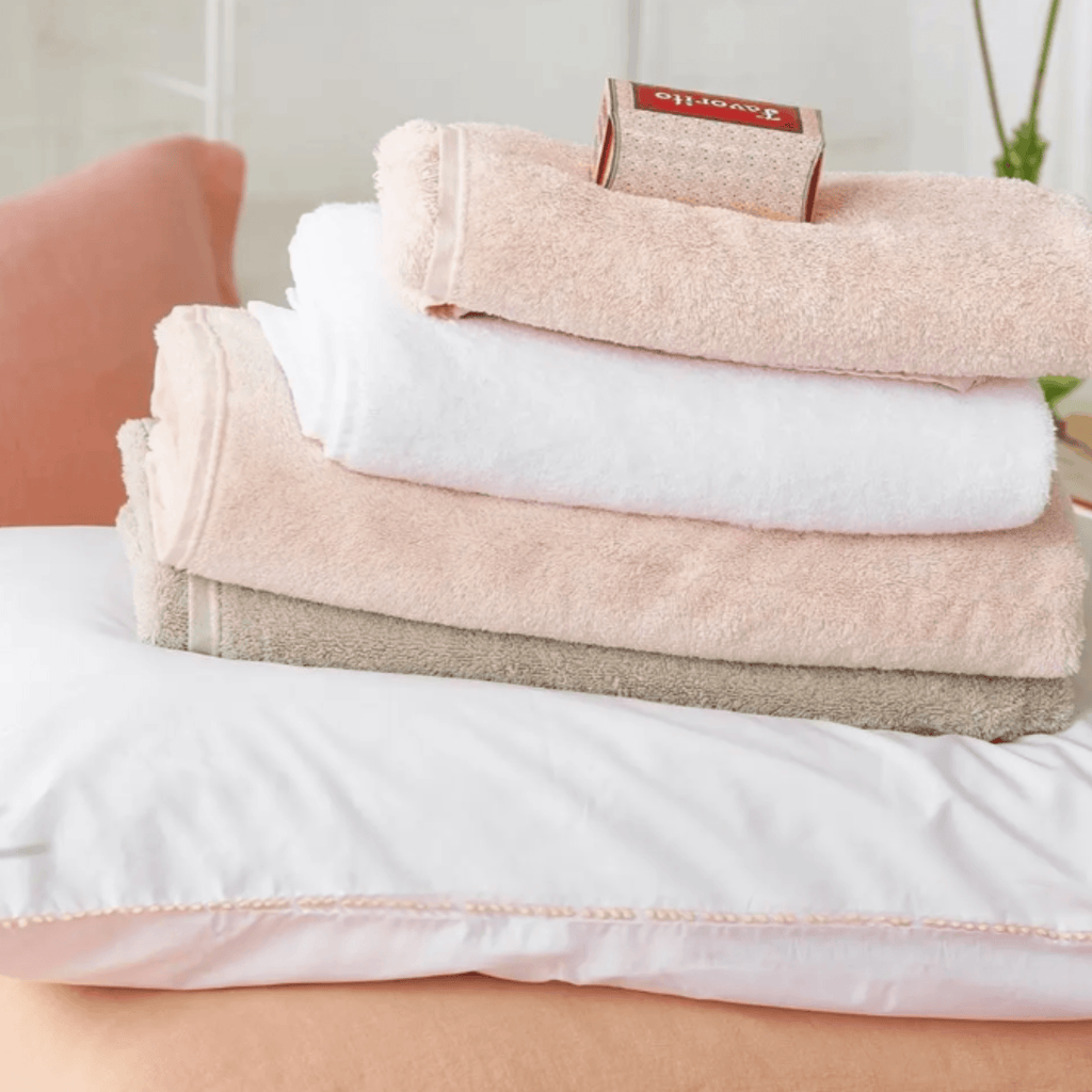 100% Organic Cotton Bianco White Loweswater Towels - Bath Towels - The Well Appointed House