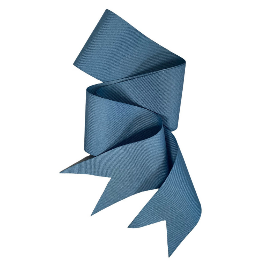 French Blue Grosgrain Ribbon - Wide & Short - The Well Appointed House