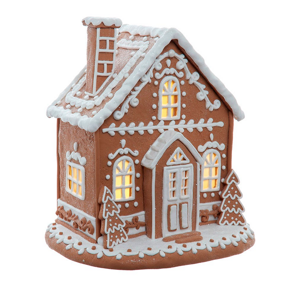 11.5 Battery Operated Gingerbread House - The Well Appointed House