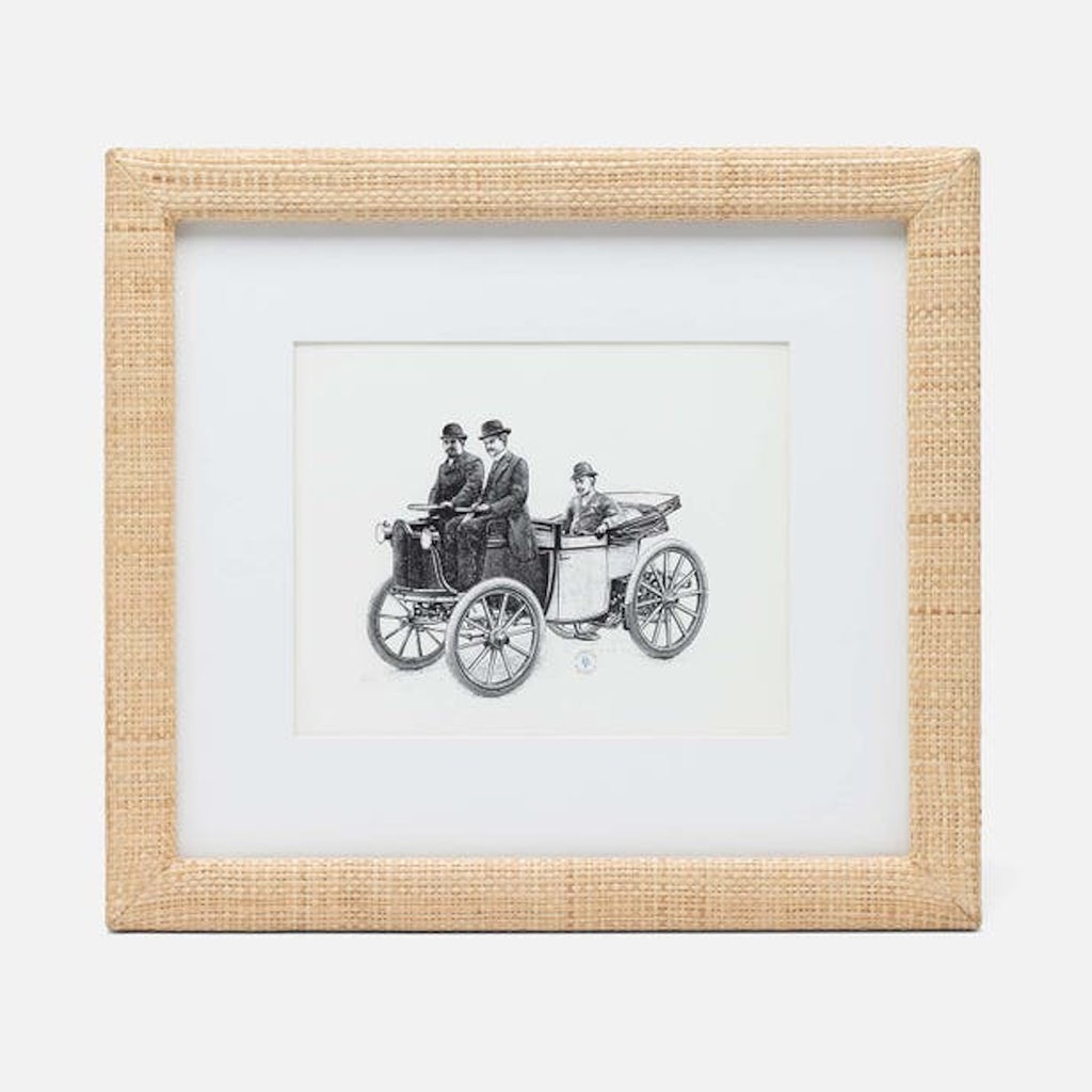 Belem Natural Raffia Wall Frame - The Well Appointed House